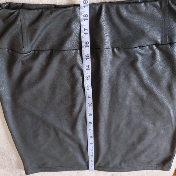 Black mini skirt - cotton - Picture 5 of 5